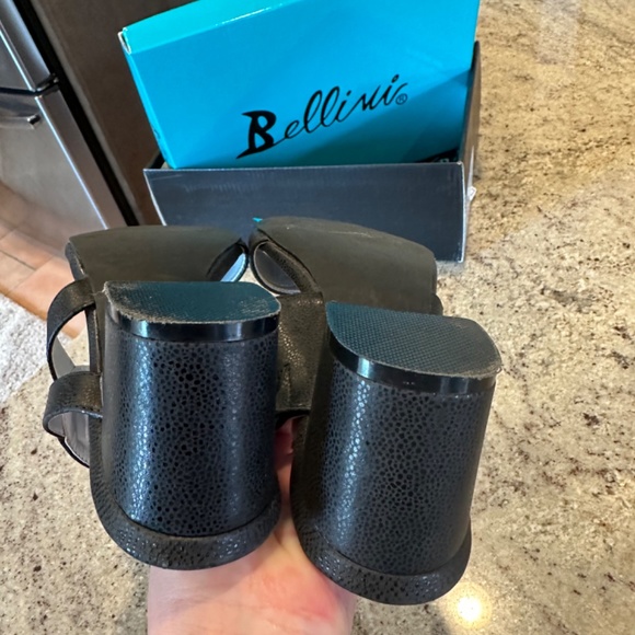 💥💥🔥BELLINI Toe Sandals- Black & Silver - Excellent Condtion!🔥💥💥 - Picture 3 of 11